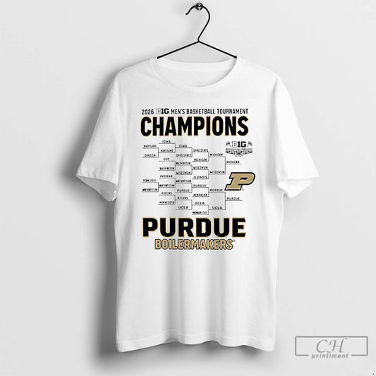 Classic 2026 Big Ten Mens Basketball Tournament Champions Purdue Boilermakers Bracket