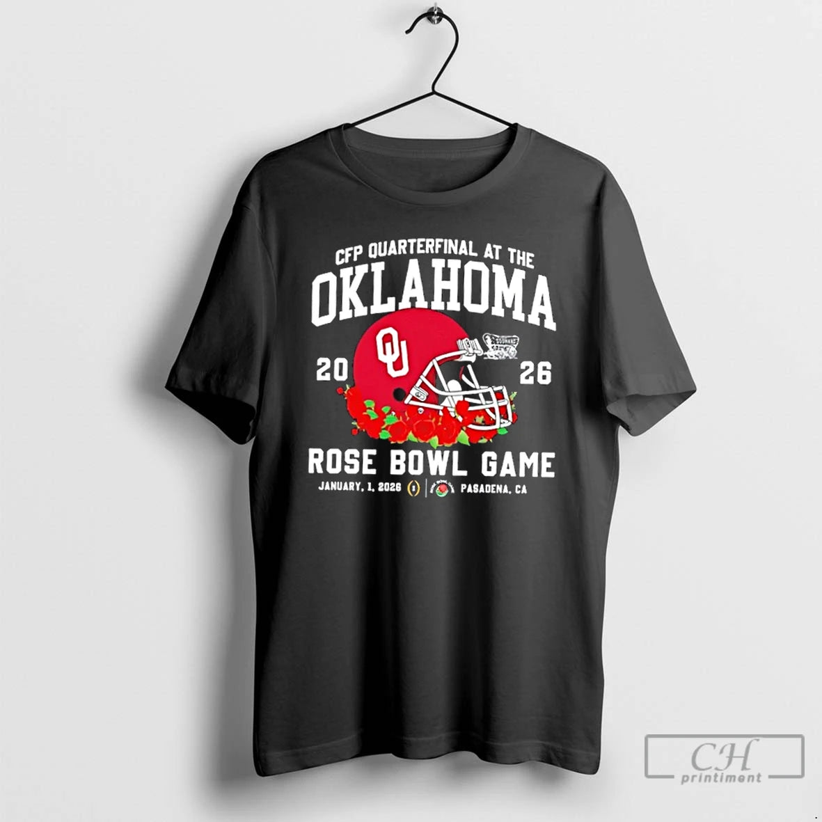 Classic 2026 Cfp Quarterfinal At The Oklahoma Sooners Rose Bowl Game Pasadena Ca T Shirts Hoodie, Sweatshirt | WearSparks.com