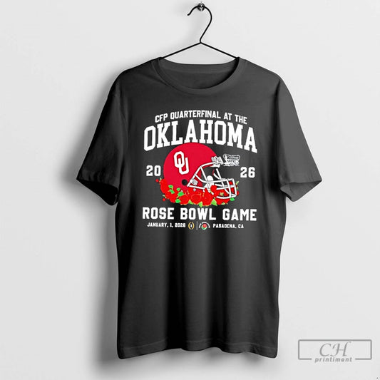 Classic 2026 Cfp Quarterfinal At The Oklahoma Sooners Rose Bowl Game Pasadena Ca T Shirts Hoodie, Sweatshirt | WearSparks.com