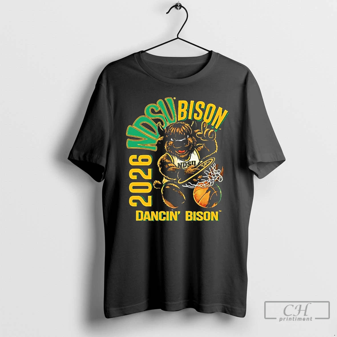 Classic 2026 Conference Champs Ndsu Bison Dancin Bison Mascot