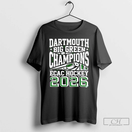 Classic 2026 Dartmouth Big Green Ecac Hockey Champions Logo