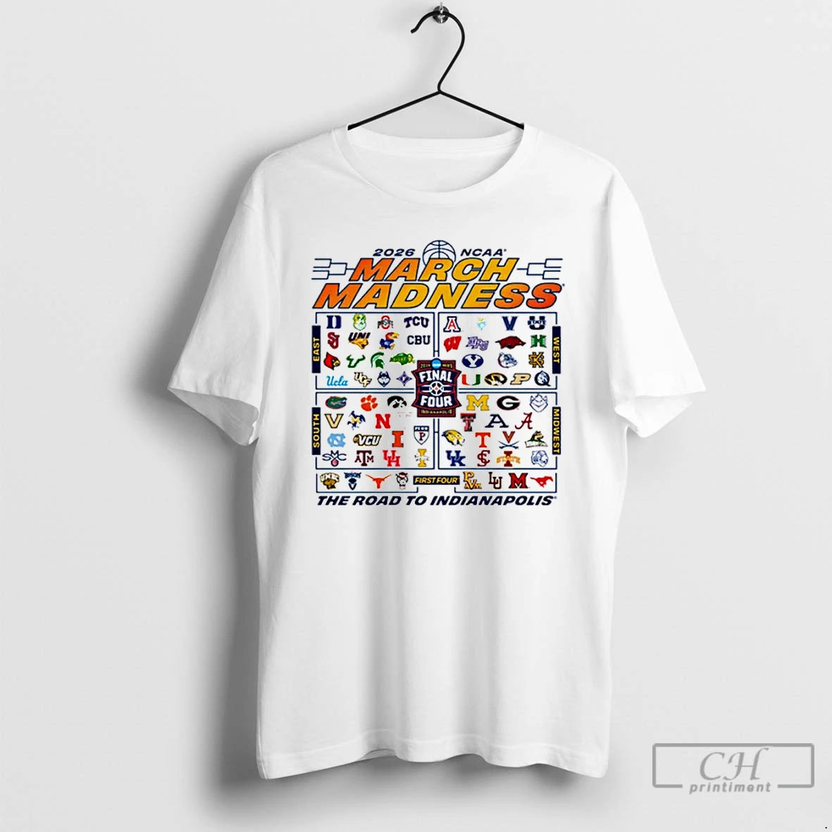 Classic 2026 Ncaa March Madness 68 Team Logos