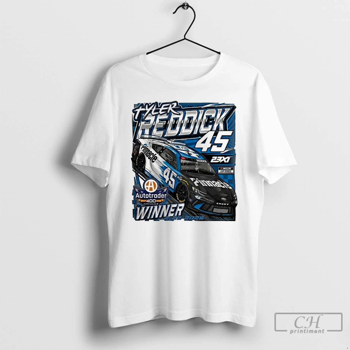 Classic 23xi Racing Shop Tyler Reddick Autotrader 400 Race Winner