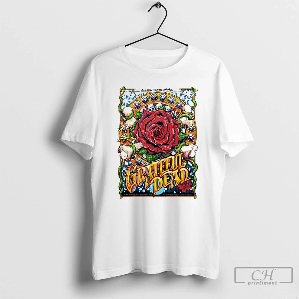 Classic 60 Years Of The Grateful Dead In Nevada City Ca On Dec 6 2025 T-Shirts, Hoodie, Sweatshirt | WearSparks.com