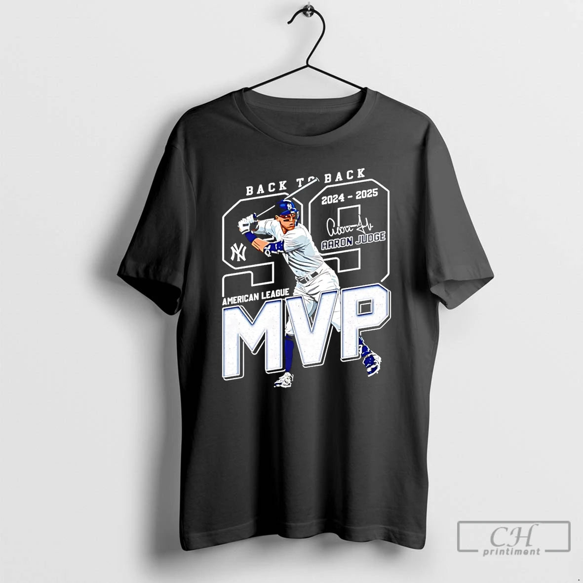 Classic Aaron Judge Back To Back 2024 25 American League Mvp T-Shirts, Hoodie, Sweatshirt | WearSparks.com