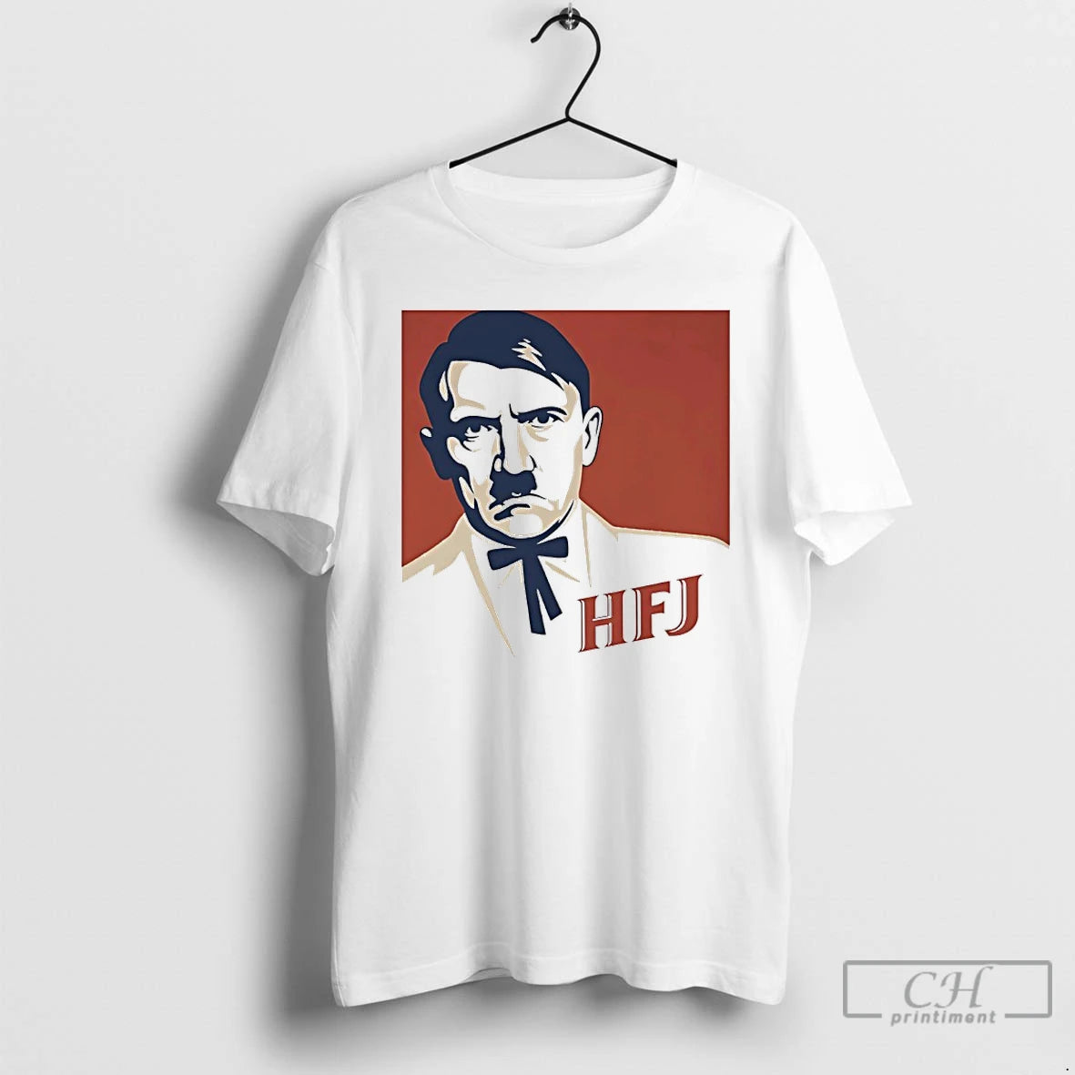 Classic Adolf Hitler Hfj Kfc Parody Logo T-Shirts, Hoodie, Sweatshirt | WearSparks.com