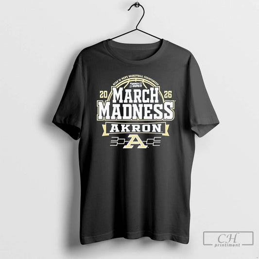 Classic Akron Zips 2026 Ncaa Mens Basketball March Madness Bound