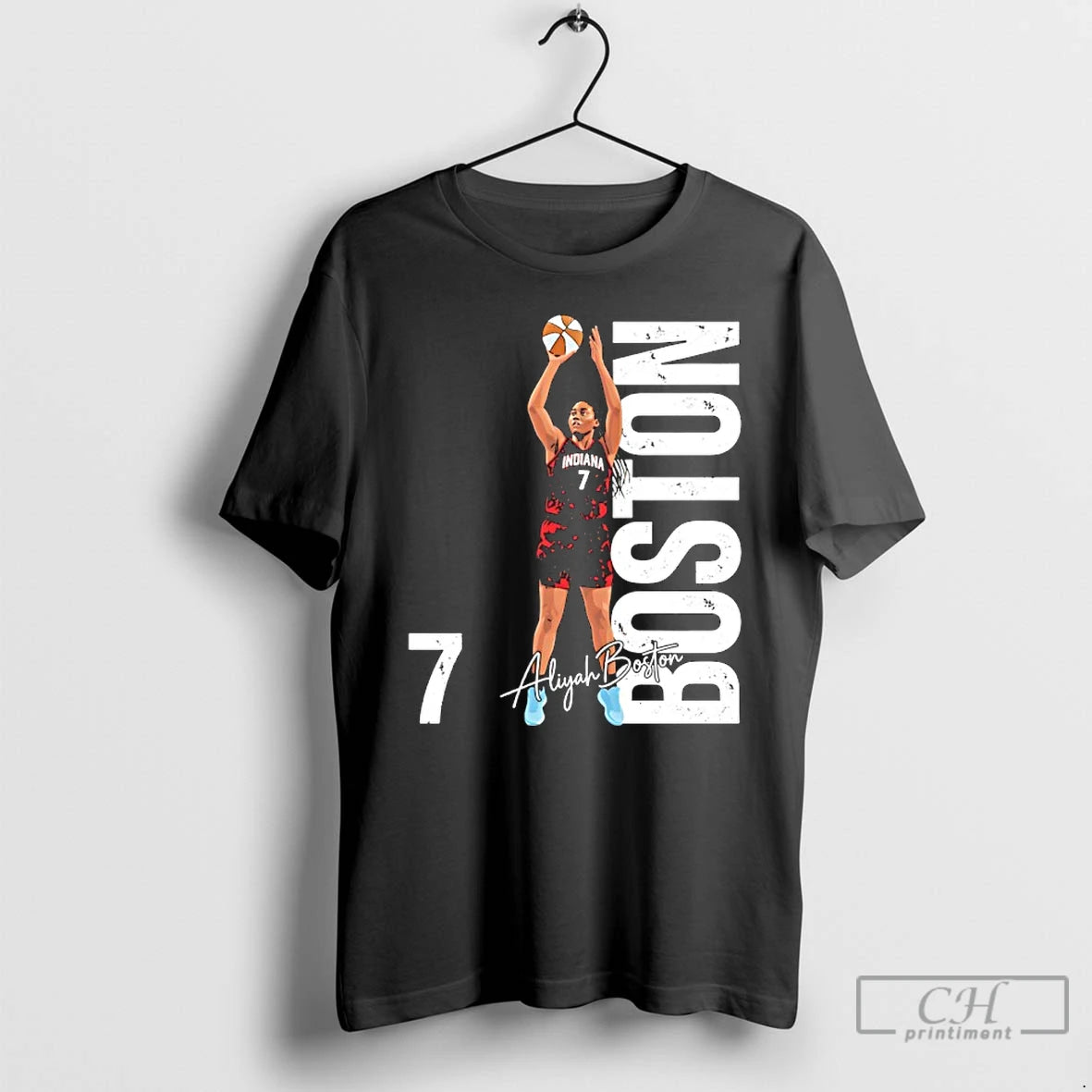 Classic Aliyah Boston Indiana Fever Name And Number Signature Graphic