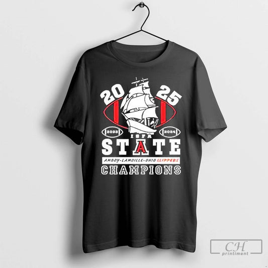 Classic Amboy Clipper Football 2025 State Champs T-Shirts, Hoodie, Sweatshirt | WearSparks.com