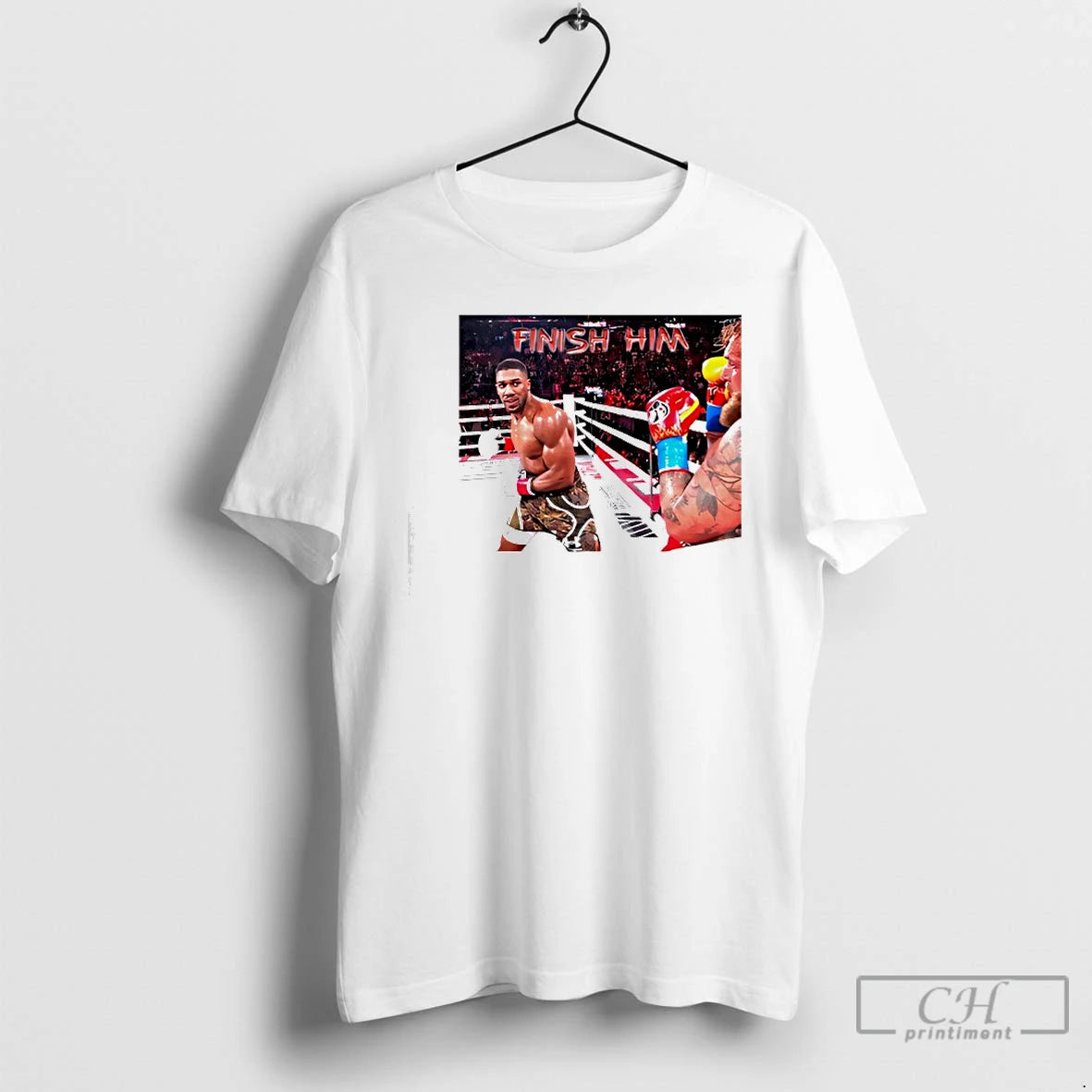 Classic Anthony Joshua Finish Him Jake Paul T-Shirts, Hoodie, Sweatshirt | WearSparks.com