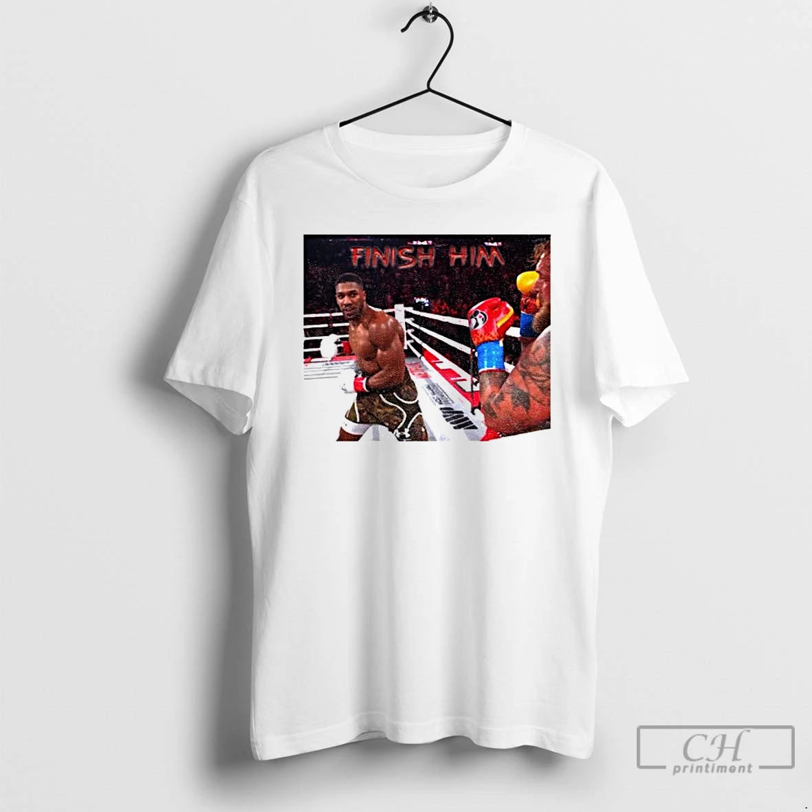 Classic Anthony Joshua Vs Jake Paul Finish Him T-Shirts, Hoodie, Sweatshirt | WearSparks.com