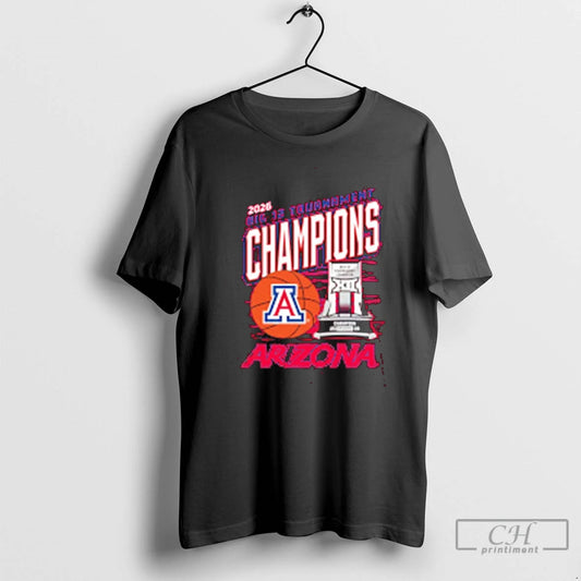 Classic Arizona Wildcats 2026 Big 12 Mens Basketball Tournament Championship Trophy
