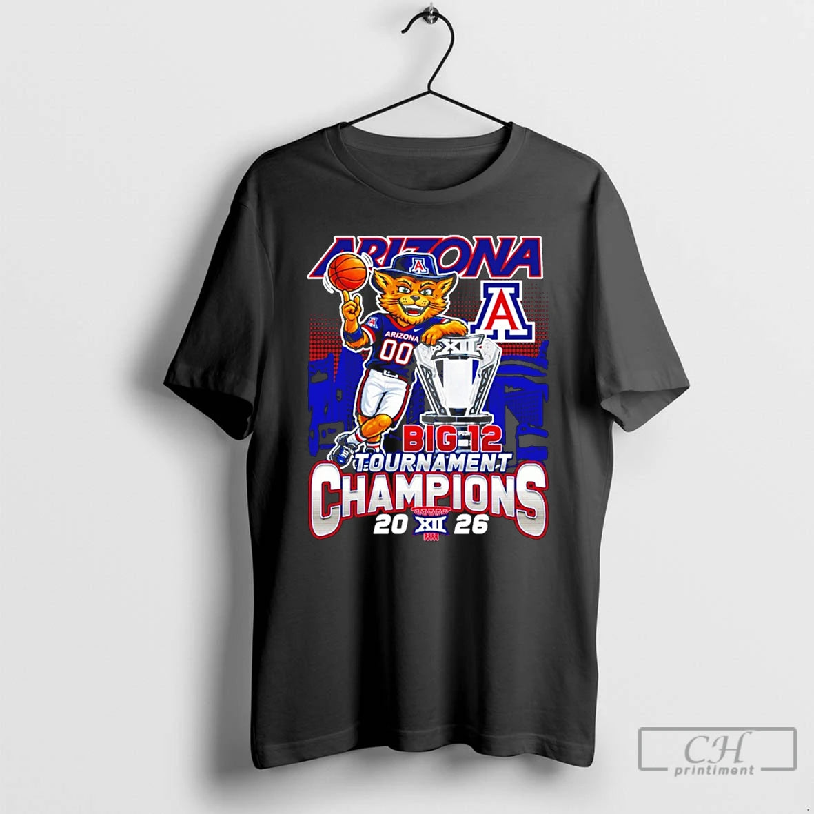 Classic Arizona Wildcats Big 12 Conference Champions 2026 Mascot