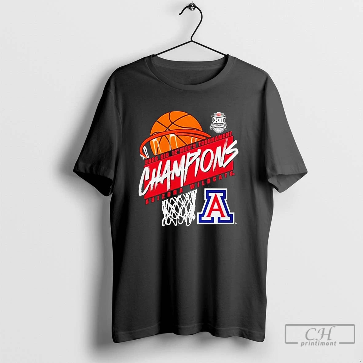 Classic Arizona Wildcats Mens Basketball 2026 Big 12 Tournament Champions
