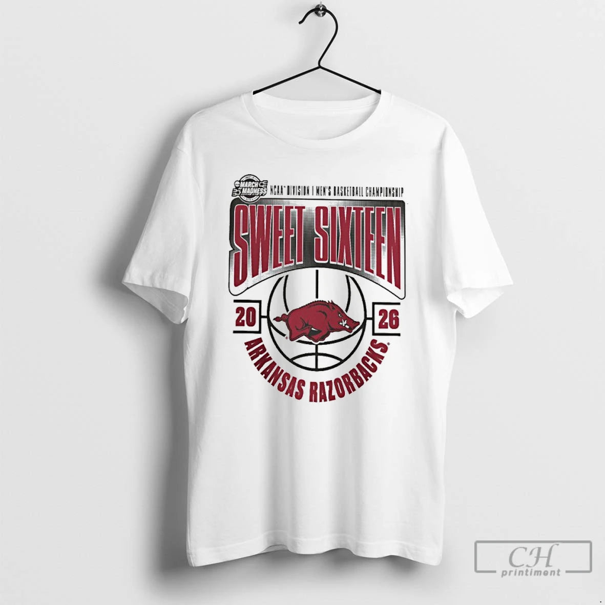 Classic Arkansas Razorbacks 2026 Ncaa Mens Basketball Tournament March Madness Sweet 16 T Shirts Sweater