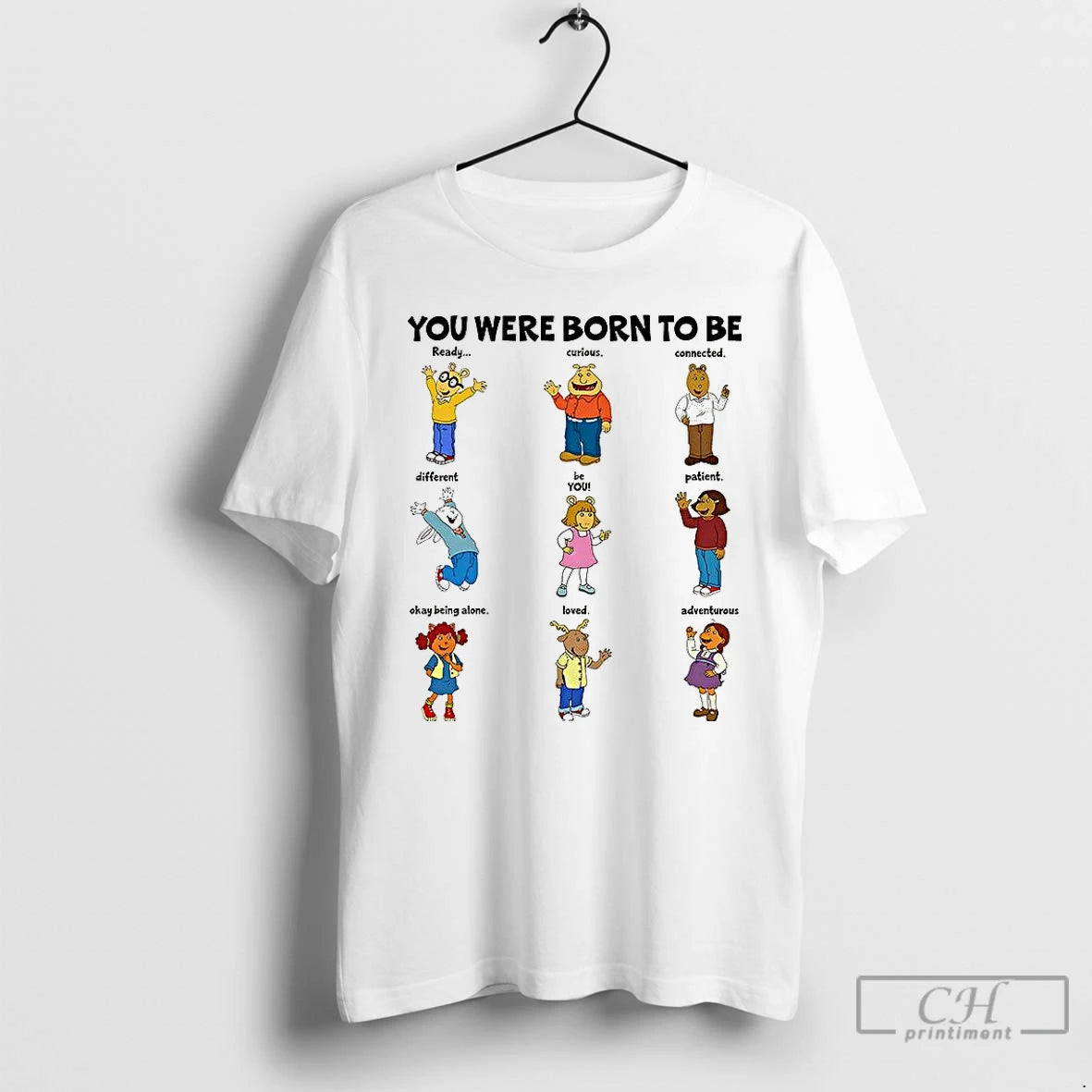 Classic Arthur And Friends You Were Born To Be Arthur Tv Show Cartoon T Shirts Hoodie, Sweatshirt | WearSparks.com