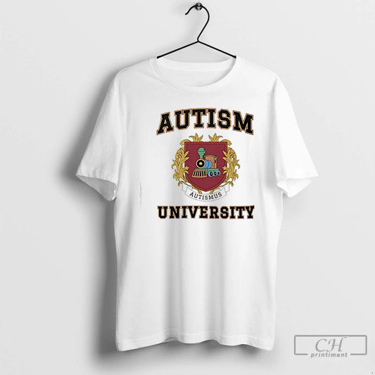 Classic Autism University Coat Of Arms T-Shirts, Hoodie, Sweatshirt | WearSparks.com