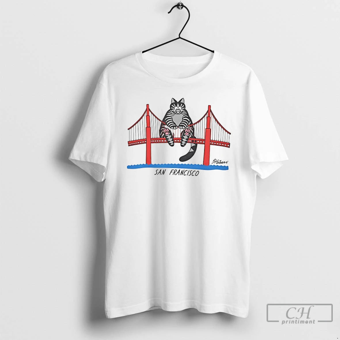 Classic B Kliban Cat San Francisco Bridge Ryan Gosling