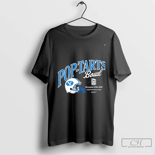 Classic Byu Cougars 2025 Pop Tarts Bowl Helmet Chriast T-Shirts, Hoodie, Sweatshirt | WearSparks.com