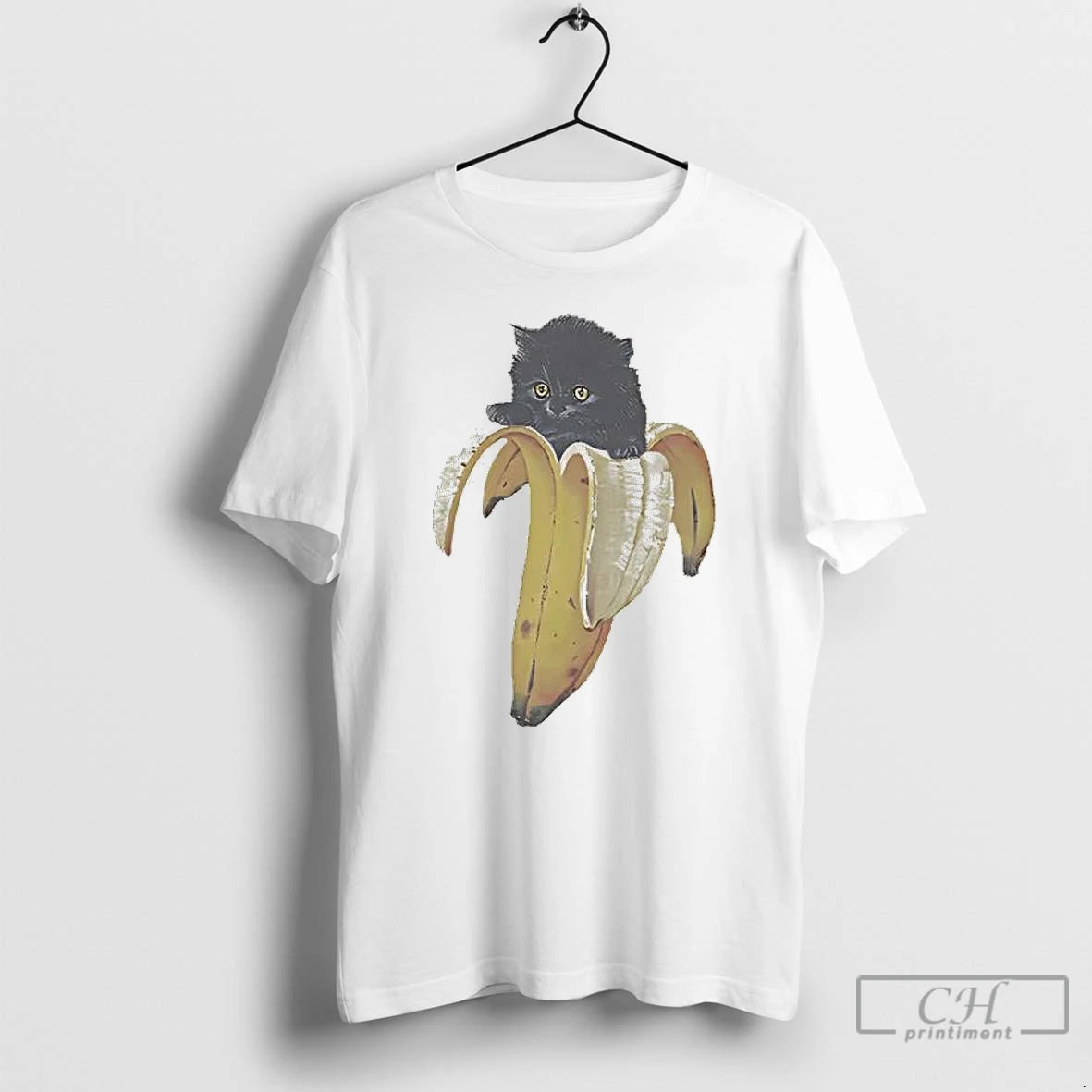 Classic Banana Black Cat T-Shirts, Hoodie, Sweatshirt | WearSparks.com