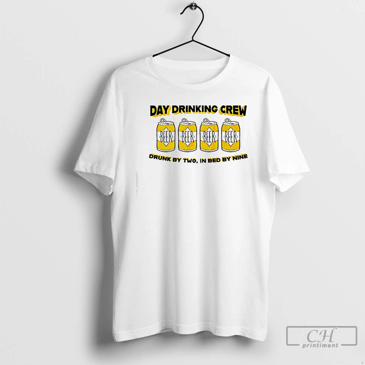Classic Beer Day Drinking Crew Drunk By Two In Bed By Nine T Shirts Sweater Hoodie, Sweatshirt | WearSparks.com