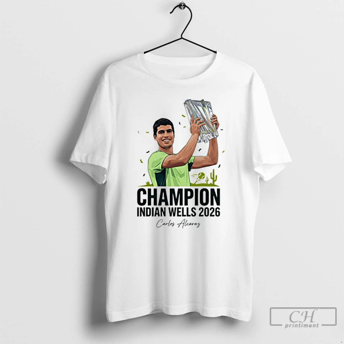 Classic Carlos Alcaraz Indian Wells Champion 2026 Signature