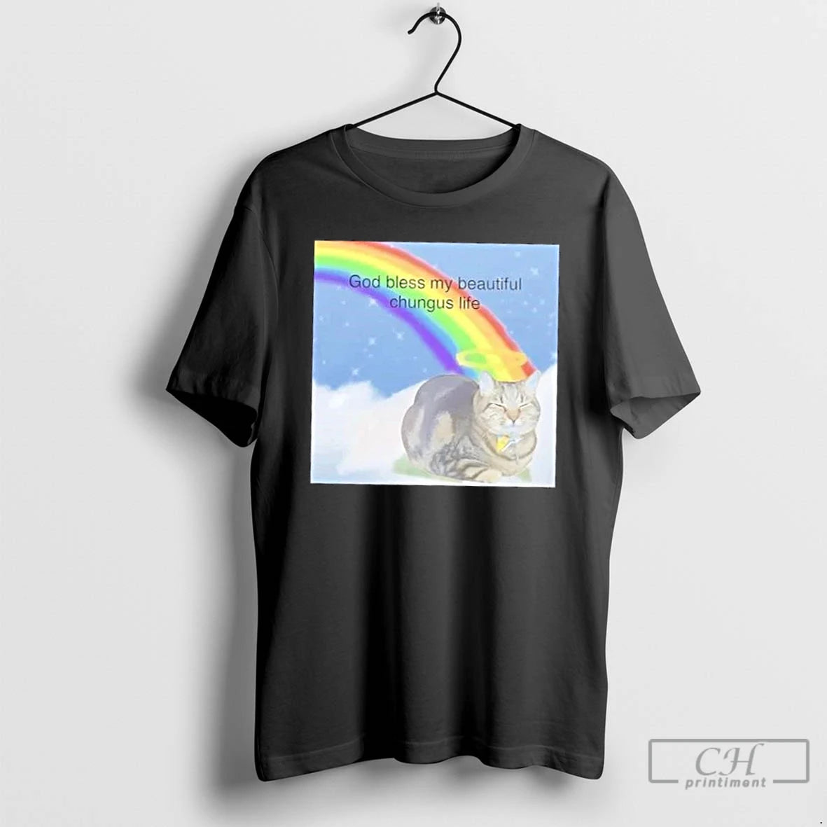 Classic Cat God Bless My Big Chungus T-Shirts, Hoodie, Sweatshirt | WearSparks.com