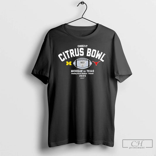Classic Cheez It Citrus Bowl Michigan Vs Texas Camping World Stadium Orlando T Shirts Sweater Hoodie, Sweatshirt