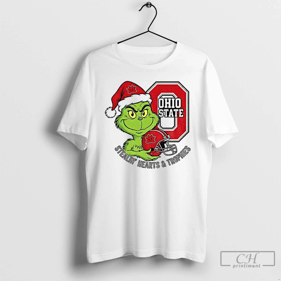 Classic Christmas Grinch Inspired Ohio State Stealin Hearts Trophies T-Shirts, Hoodie, Sweatshirt | WearSparks.com