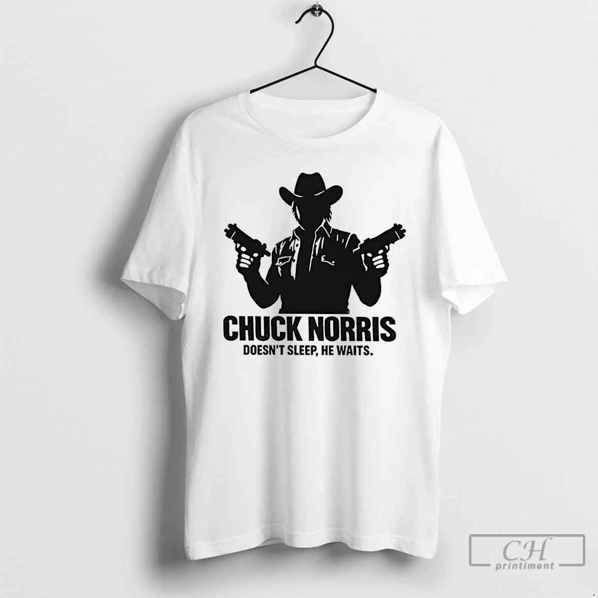 Classic Chuck Norris Meme Doesnt Sleep He Waits