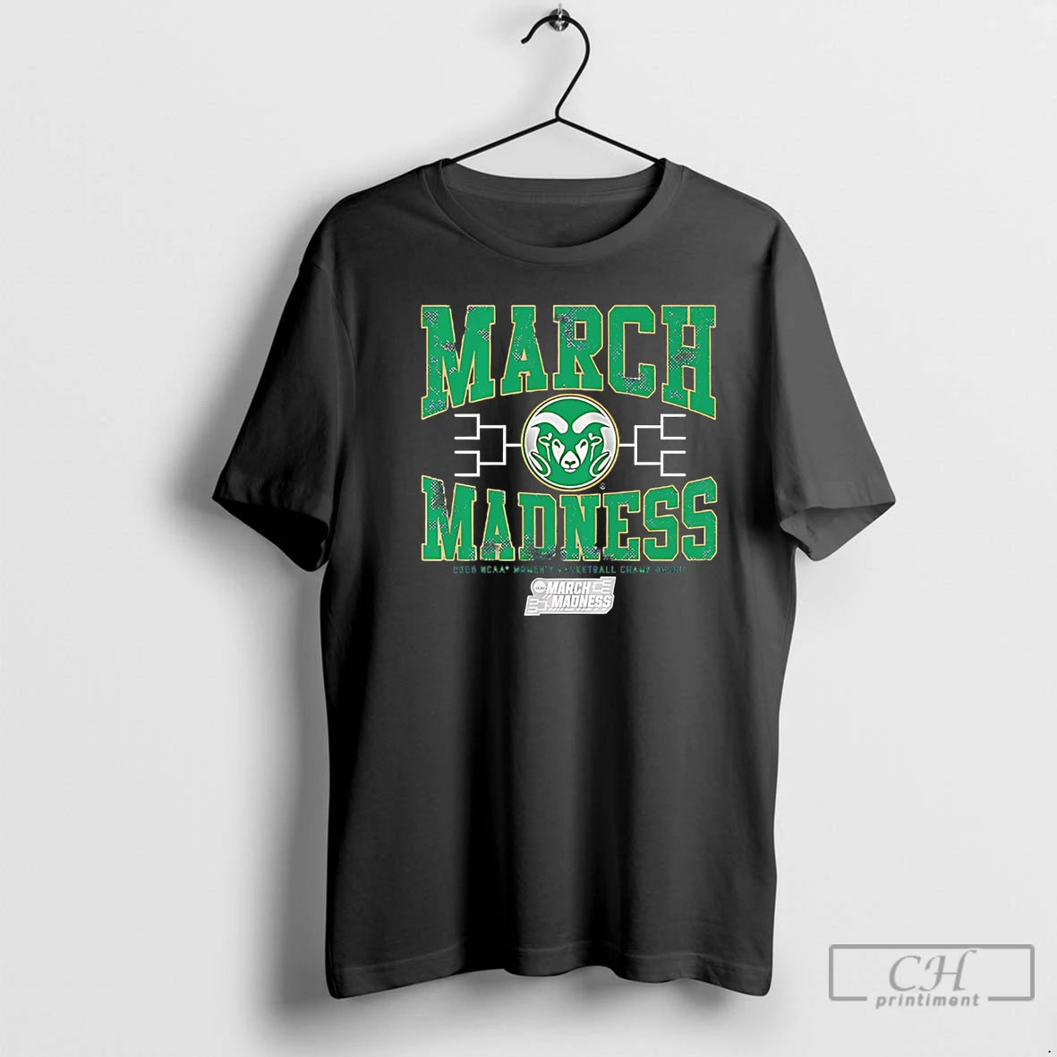Classic Colorado State Rams Wbb 2026 March Madness Logo