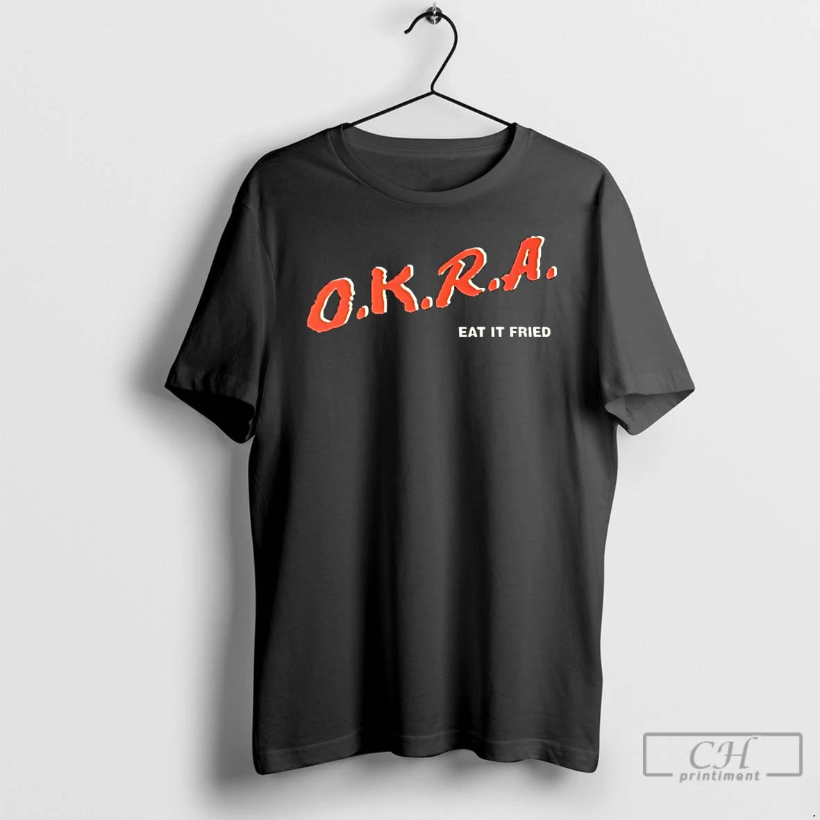 Classic Damn O K R A Eat It Fried T-Shirts, Hoodie, Sweatshirt | WearSparks.com
