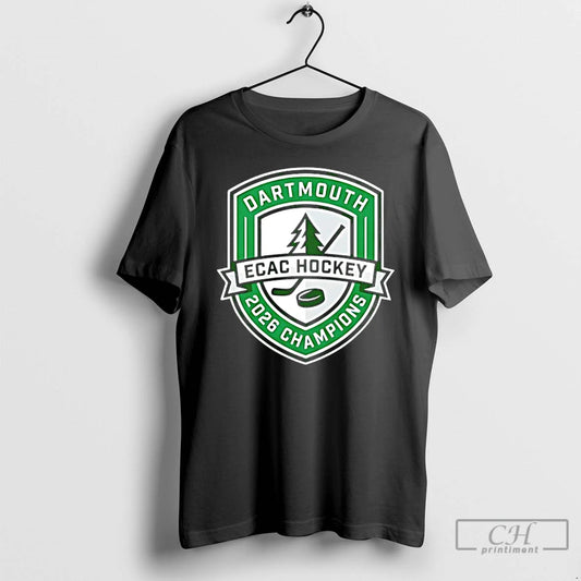 Classic Dartmouth Big Green 2026 Ecac Hockey Champions Logo