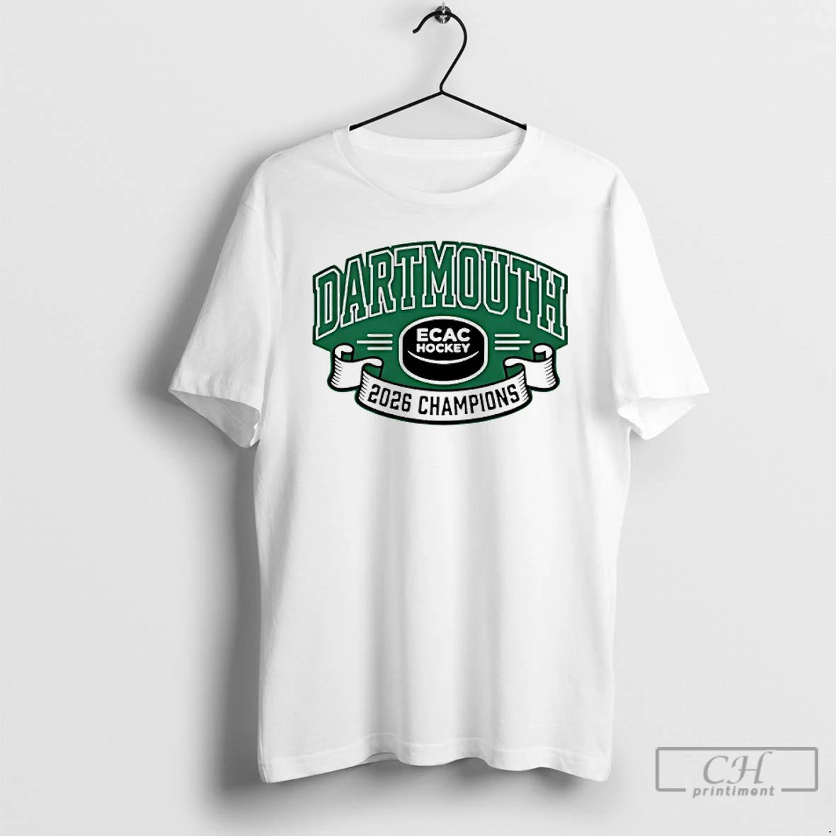 Classic Dartmouth Big Green Ecac Hockey Champions 2026 Vintage