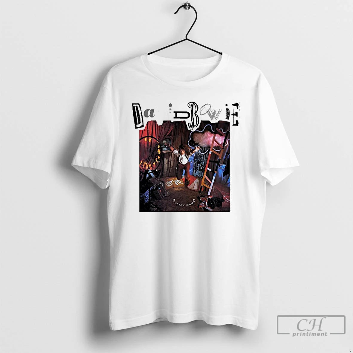 Classic David Bowie Never Let Me Down Album Cover T-Shirts, Hoodie, Sweatshirt | WearSparks.com