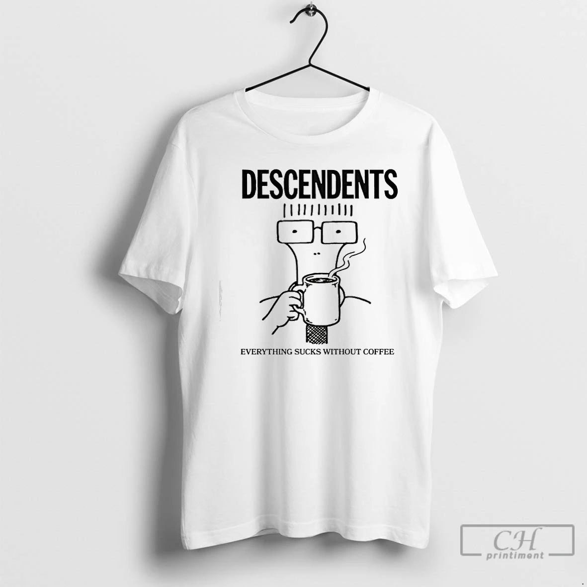 Classic Descendents Iconic 1982 Everything Sucks Without Coffee T-Shirts, Hoodie, Sweatshirt | WearSparks.com