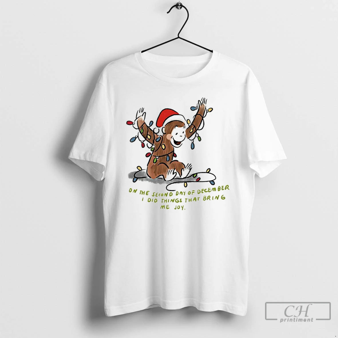 Classic Donkey Santa On The Second Day Of December I Did Things That Bring Me T-Shirts, Hoodie, Sweatshirt | WearSparks.com