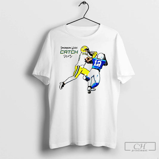 Classic Dontayvion Wicks Catch Green Bay Packers Vs Lions Detroit Signature T-Shirts, Hoodie, Sweatshirt | WearSparks.com