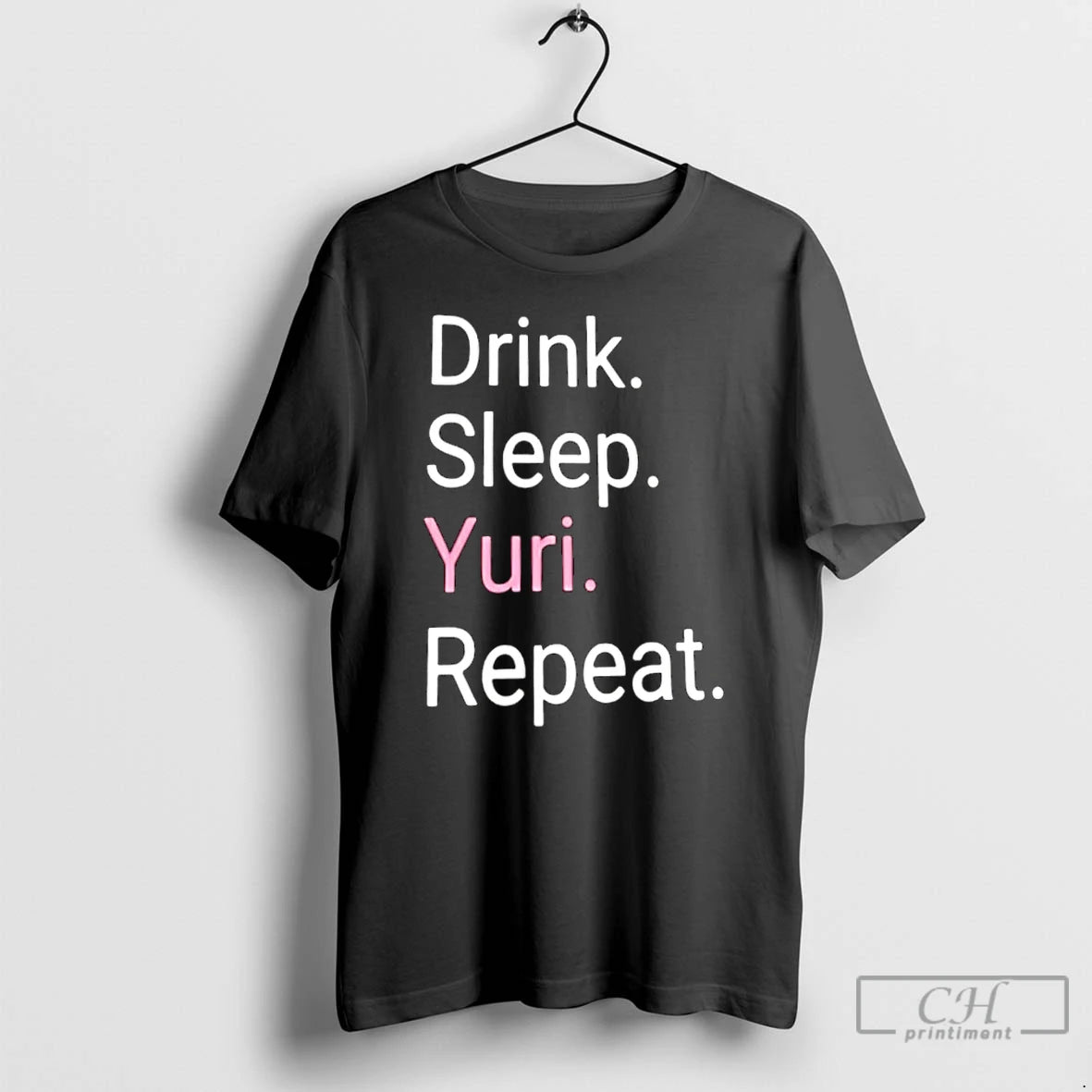 Classic Drink Sleep Yuri Repeat T-Shirts, Hoodie, Sweatshirt | WearSparks.com