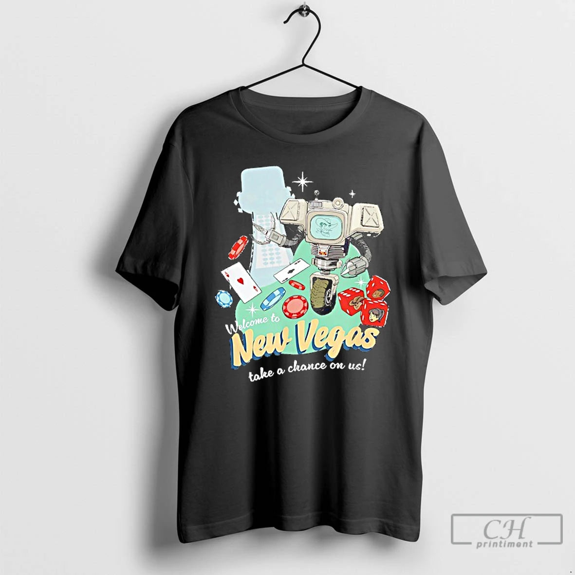 Classic Fallout Welcome To New Vegas Lucky 38 Take A Chance On Us T Shirts Hoodie, Sweatshirt | WearSparks.com