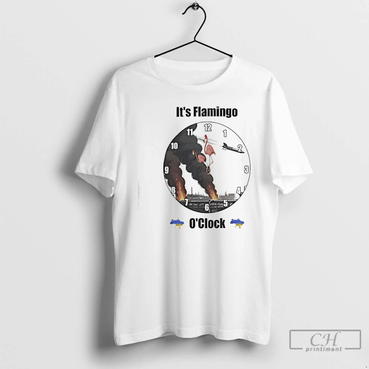Classic Flamingo Oclock Graphic T-Shirts, Hoodie, Sweatshirt | WearSparks.com
