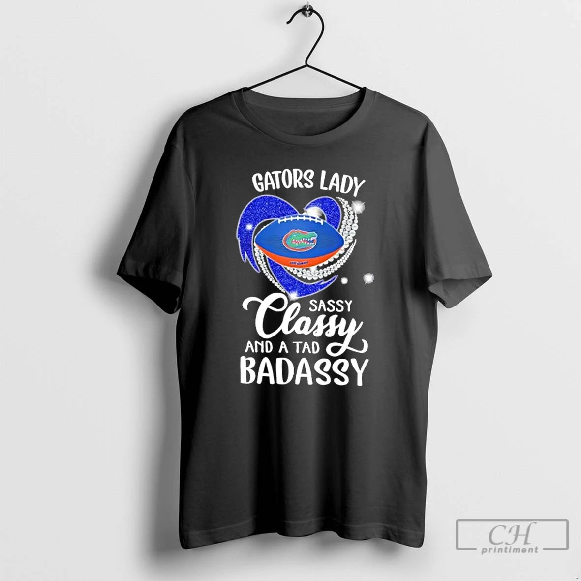 Classic Florida Gators Lady Sassy Classy And A Tad Badassy Diamond Heart T Shirts Sweater Hoodie, Sweatshirt | WearSparks.com