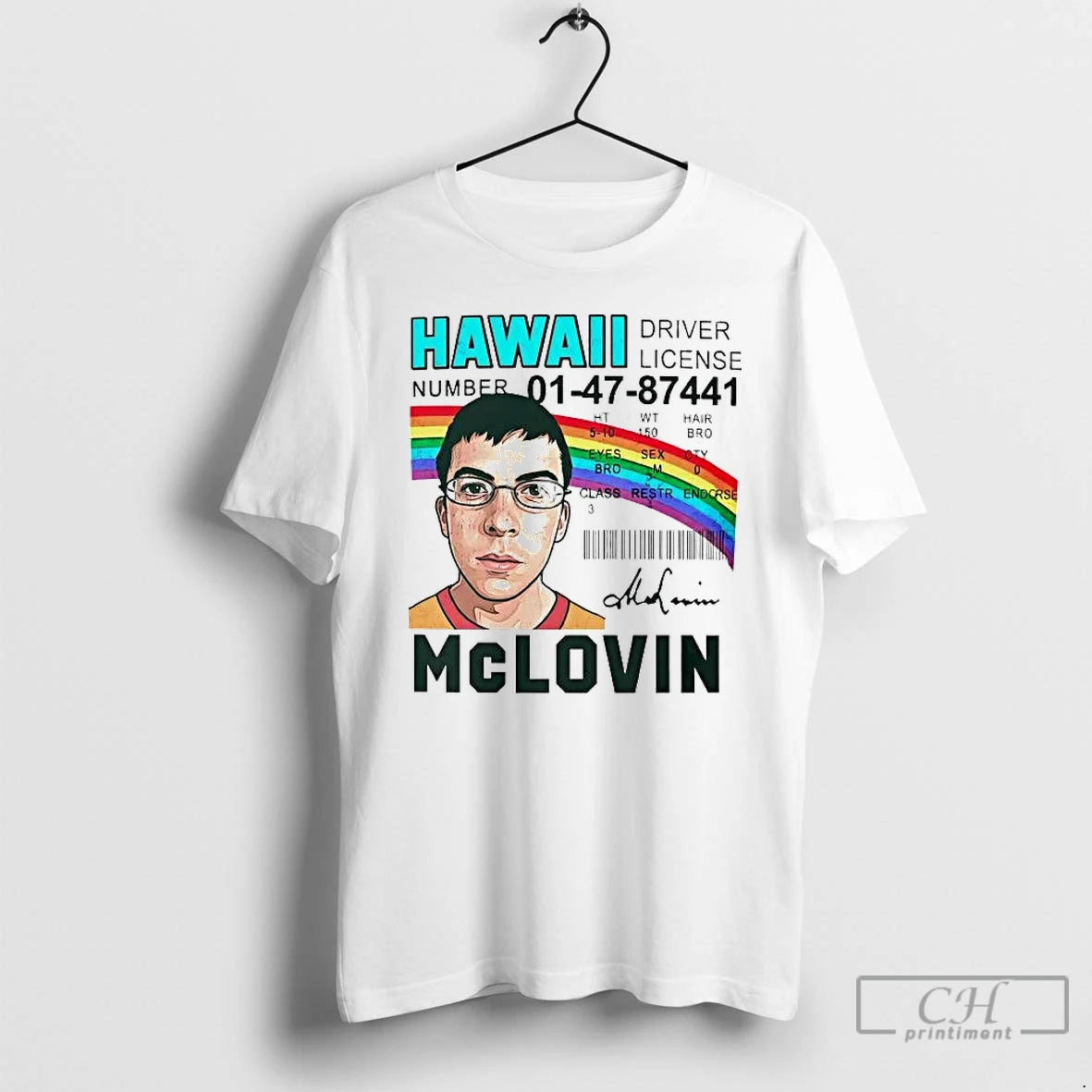 Classic Fogell Hawaii Driver License Mclovin