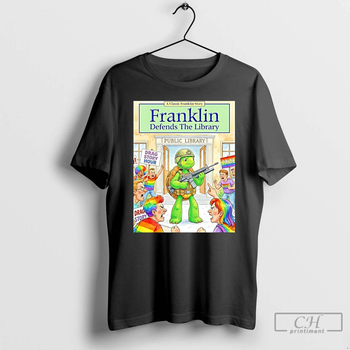 Classic Franklin Defends The Library T-Shirts, Hoodie, Sweatshirt | WearSparks.com