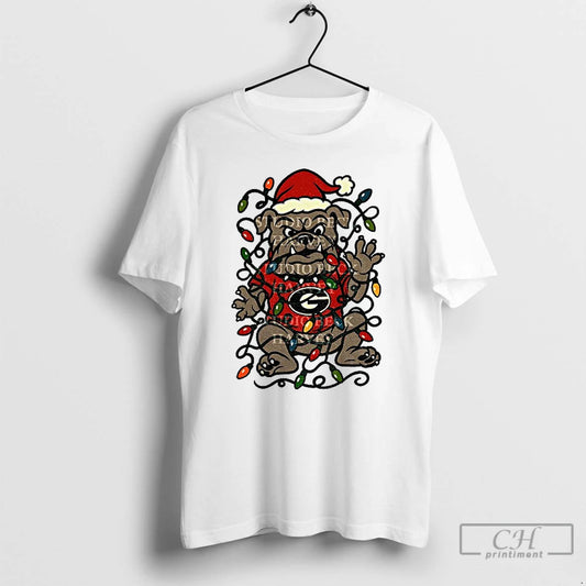 Classic Georgia Bulldogs Christmas Game Day Christmas Light T-Shirts, Hoodie, Sweatshirt | WearSparks.com