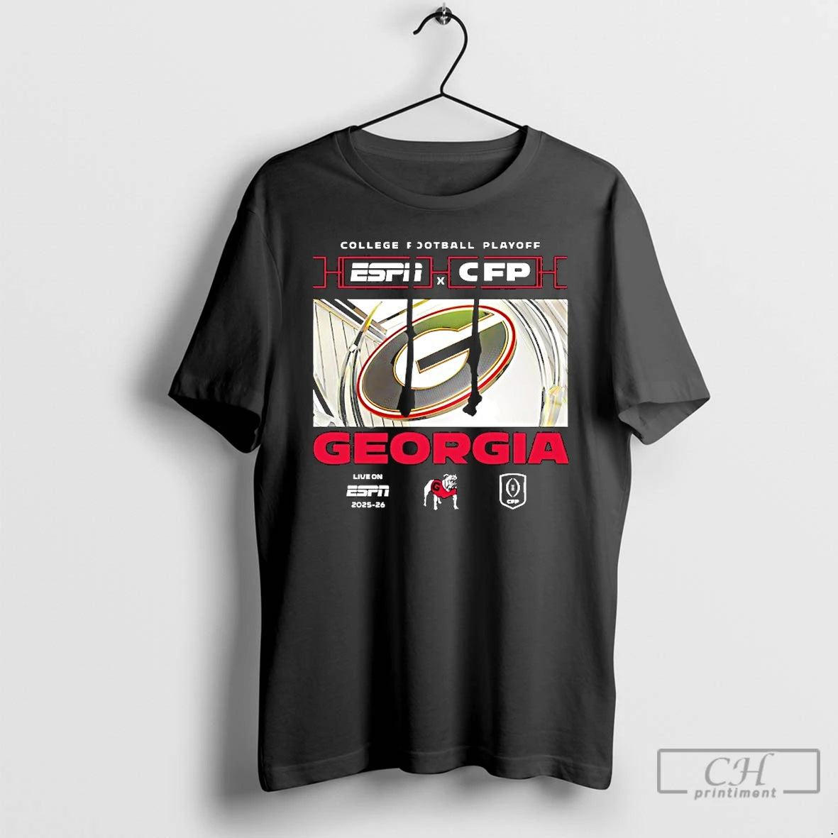 Classic Georgia Bulldogs Espn X Cfp College Football Playoff Live On Espn 2025 26 T-Shirts, Hoodie, Sweatshirt