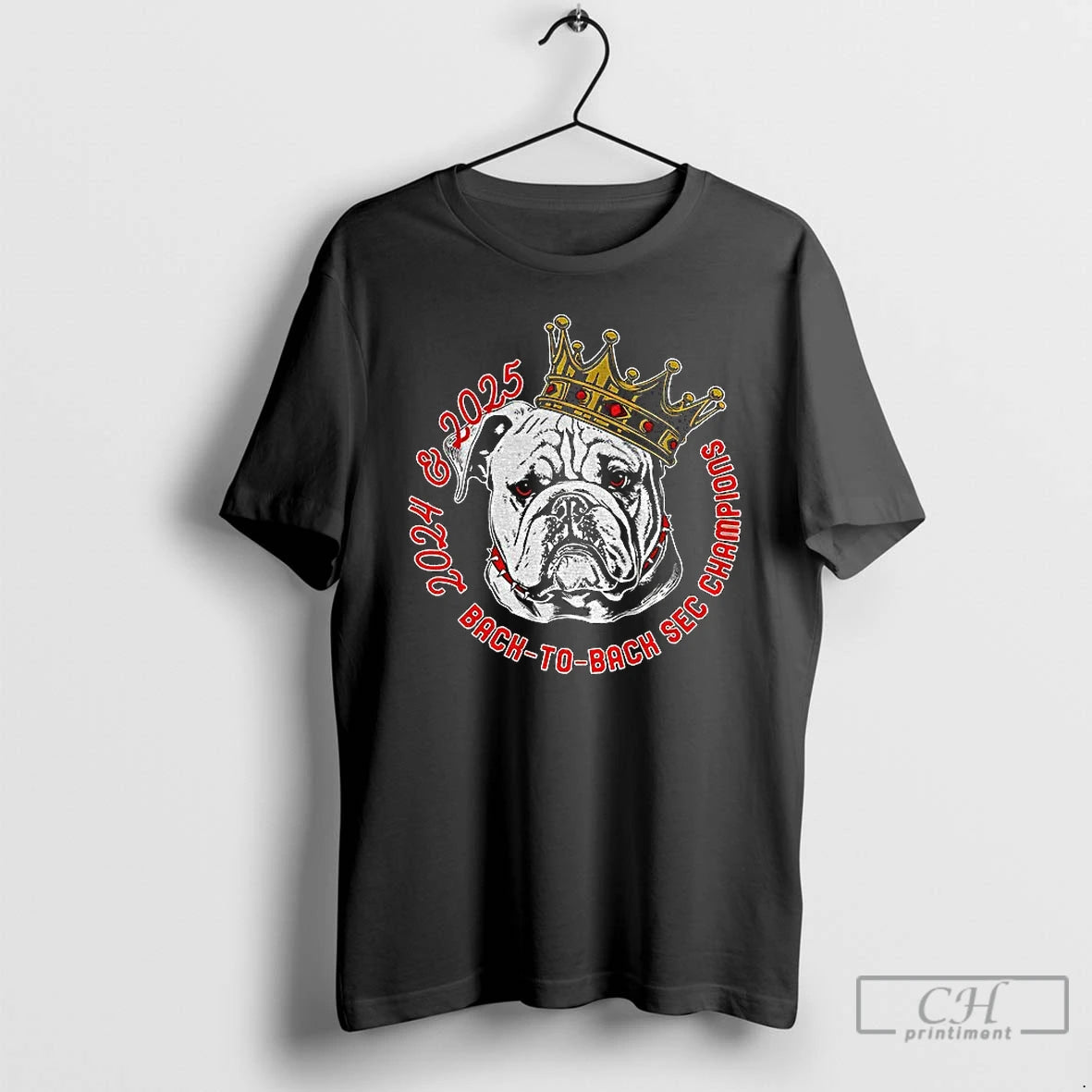 Classic Georgia Bulldogs Football Sec Champions Back To Back Go Dawgs King 2024 2025 T-Shirts, Hoodie, Sweatshirt