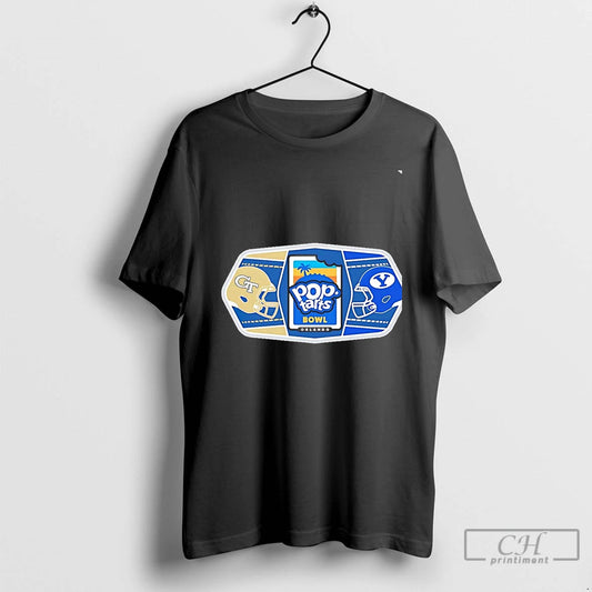 Classic Georgia Tech Yellow Jackets Vs Byu Cougars 2025 Pop Tarts Bowl Helmet Chriast T-Shirts, Hoodie, Sweatshirt
