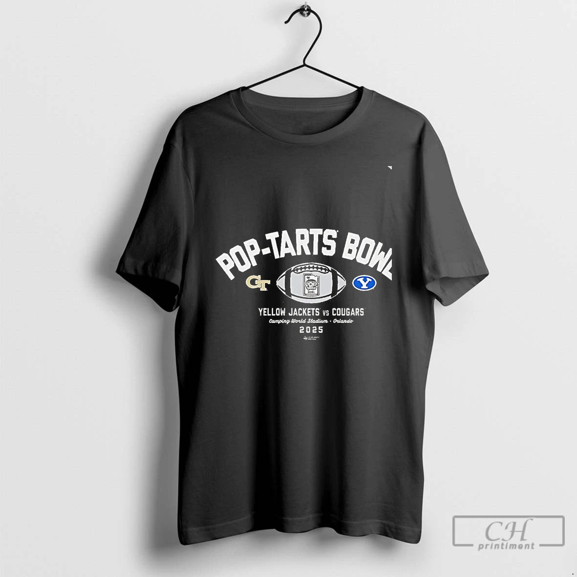 Classic Georgia Tech Yellow Jackets Vs Byu Cougars 2025 Pop Tarts Bowl Stadium Chriast T-Shirts, Hoodie, Sweatshirt