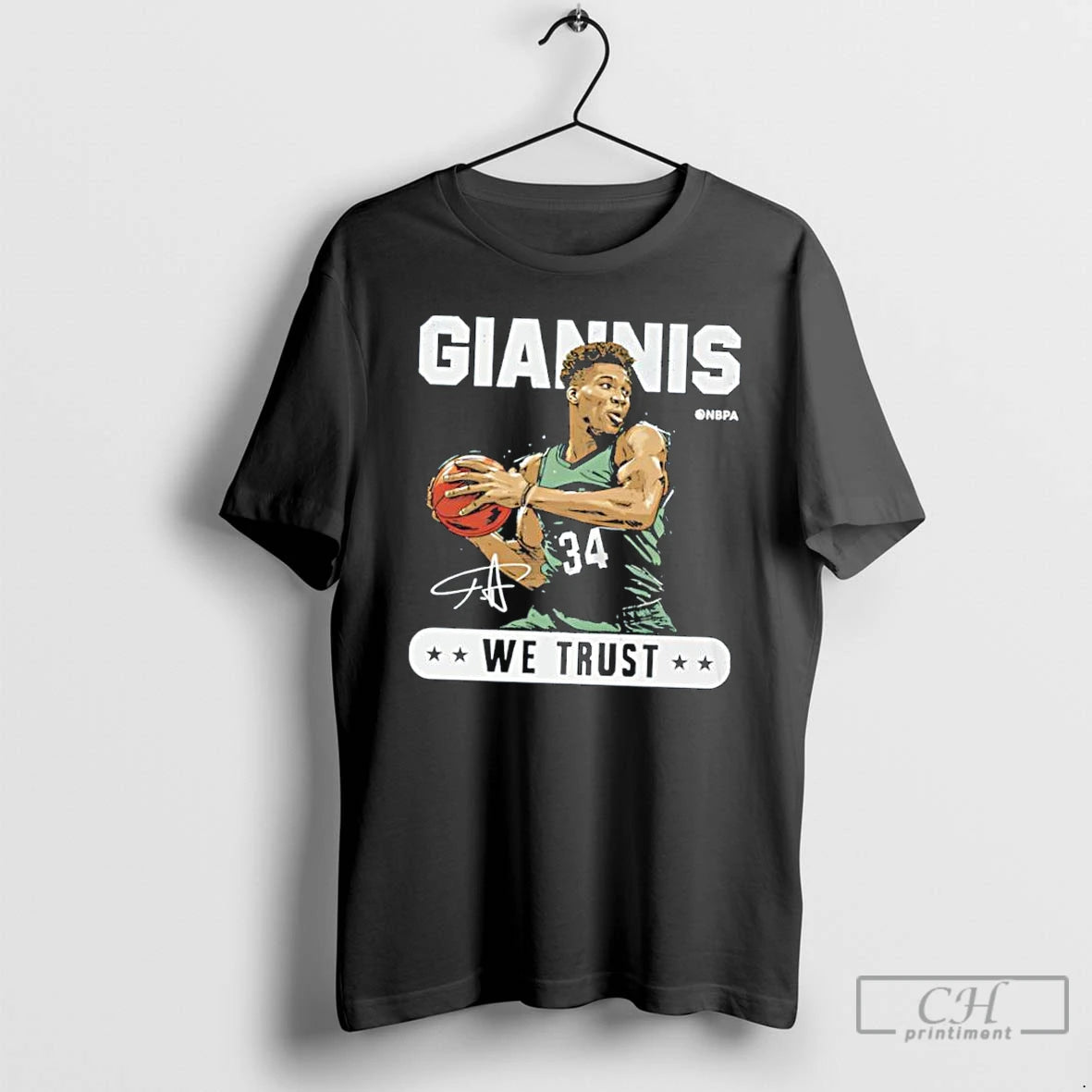 Classic Giannis Antetokounmpo Trust Signature Graphic